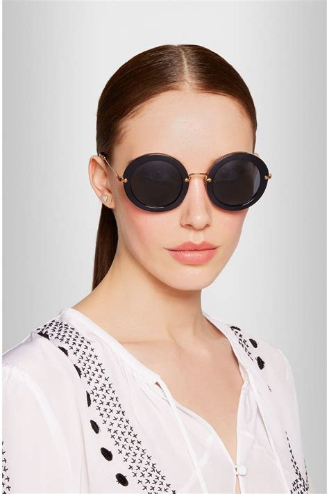 fake miu miu round sunglasses|Miu Miu Sunglasses .